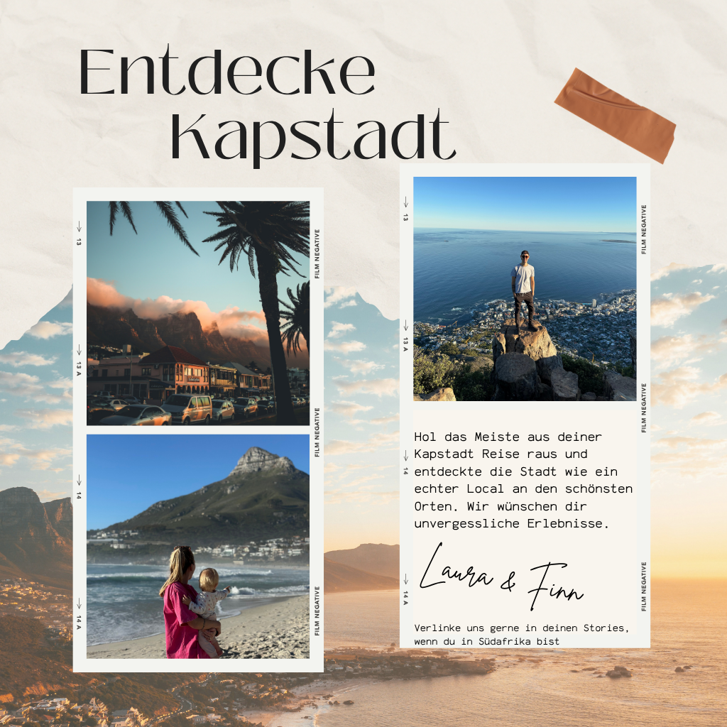 Kapstadt Südafrika Digitale Reisekarte