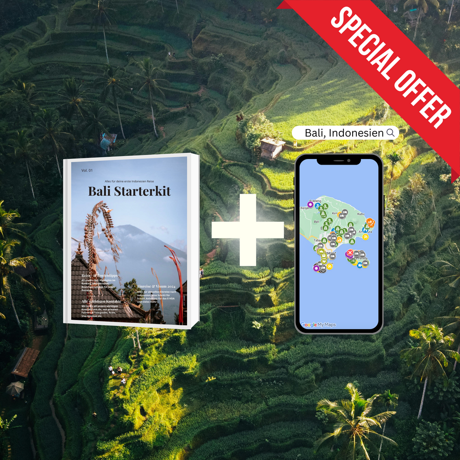 Bali Bundle Starterkit & Digitale Reise Karte